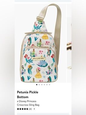 Petunia Pickle Bottom x Disney Princess crisscross sling bag